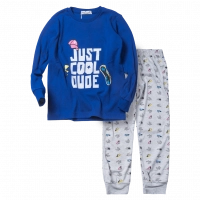 Παιδική πιτζάμα Hashtag για αγόρια Just Cool μπλε καθημερινή άνετη ζεστή μασκα ύπνου ετών online (1)