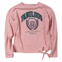 Παιδική μπλούζα Losan για κορίτσια Fabulous ροζ χειμωνιάτικες καθημερινές σχολεία επώνυμες ετών online