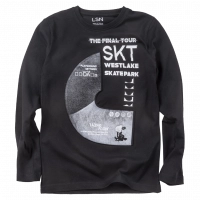 Παιδική μπλούζα Losan για αγόρια Skatepark μαύρο καθημερινή εποχιακή άνετη επώνυμη ετών online (1)