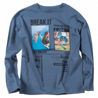 Παιδική μπλούζα Losan για αγόρια Expand μπλε καθημερινή άνετη  εποχιακή επώνυμη ετών online (1)