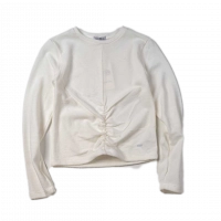 Παιδική μπλούζα Losan για κορίτσια Pure άσπρο καθημερινή άνετη επώνυμη ζεστή βόλτα σχολείο ετών online (1)
