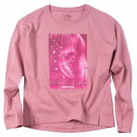 Παιδική μπλούζα Losan για κορίτσια Gems ροζ