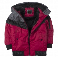 Παιδικό μπουφάν Hashatag για αγόρια Red Silver & Black κόκκινο καθημερινό άνετο ζεστό σχολείο βόλτα ετών online (1)