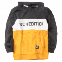 Παιδική μπλούζα New College για αγόρια NC Edition μαύρο καθημερινή άνετη ζεστή βόλτα σχολείο ετών online (1)