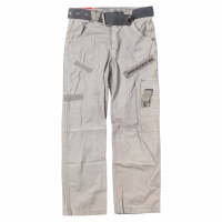Παιδικό παντελόνι M-One για αγόρια B-One γκρι καθημερινό άνετο cargo τσέπες βόλτα σχολείο ετών online (1)