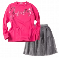  | Παιδική φούτσα Mayoral για κορίτσια Shiny Flowers γκρι φούστες tutu κοριτσίστικες με τούλι επώνυμες ετών (1) 