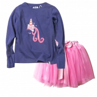 Παιδική μπλούζα AKO για κορίτσια Tail μπλε μακρυμάνικές χειμωνιάτικές χρονών online οικονομικές ελληνικές | Παιδική φούστα tutu για κορίτσια Grecia ροζ φούστες με τούλι μονόχρωμες για εκδηλώσεις παραστάσεις αστεράκια online 