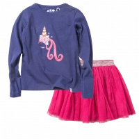 Παιδική μπλούζα AKO για κορίτσια Tail μπλε μακρυμάνικές χειμωνιάτικές χρονών online οικονομικές ελληνικές | Παιδική φούστα για κορίτσια Party φούξια κοριτσίστικες τούλι τουτού online 4 χρονών (1) 