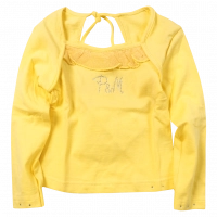 Παιδική μπλούζα Picollo Mondo για κορίτσια P & M κίτρινο καθημερινή άνετη  βόλτα ετών online (1)