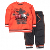 Παιδικό σετ φόρμας New College για αγόρια American Football πορτοκαλί καθημερινό άνετο ζεστό αθλητικό σχολείο βόλτα ετών online (1)