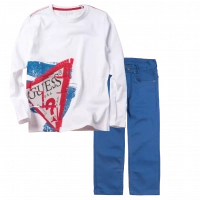  | Παιδικό παντελόνι για αγόρια Genova 2 navy μπλε 6-16 καθημερινά αγορίστικα ελαστικά online (1) 