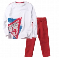  | Παιδικό παντελόνι για αγόρια Sandy Kids κόκκινο αγορίστικα καλά παντελόνια μοντέρνα παιδικά ρούχα online ετών 