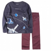 Παιδική μπλούζα Mayoral για αγόρια Space adventure μπλε λεπτές μπλούζες αγορίστικες μακρυμάνικες επώνυμες | Παιδικό παντελόνι για αγόρια Genova 2 μπορντό 2-6 (1) 