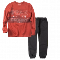 Παιδική μπλούζα Losan για αγόρια Peak κεραμιδί εποχιακές καθημερινές μακρυμάνικες επώνυμες  online | Παιδικό παντελόνι φόρμας Line για αγόρια χειμερινό μαύρο οικονομικά φούτερα παντελόνια σκέτα φόρμες χοντρά online 