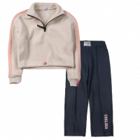 Παιδική μπλούζα Losan για κορίτσια Polar κρεμ καθημερινή επώνυμη άνετη ζεστή fleece ετών  online (1) | Παιδικό παντελόνι φόρμας Losan για κορίτσια Fard ανθρακί καθημερινό άνετο bootcat επώνυμο αθλητικό ετών online (1) 