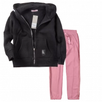Παιδική ζακέτα Εβίτα για κορίτσια Strength μαύρο μοντέρνες οικονομικές ετών online μοντέρνες  (1) | Παιδικό παντελόνι φόρμας Losan για κορίτσια Rosa ροζ καθημερινό άνετο βόλτα σχολείο επώνυμο ετών online  (1) 