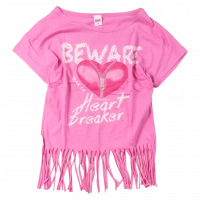 Παιδική μπλούζα Trax για κορίτσια Breaker ροζ  καθημερινές καλοκαιρινές εκδηλώσεις ετών οικονομικές online (1)
