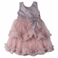 Παιδικό φόρεμα αμπιγέ για κορίτσια Caliope σάπιο μήλο φόρέματα τούλι πριγκιπικά ρομαντικά για γάμους βαφτίσεις ετών (1)