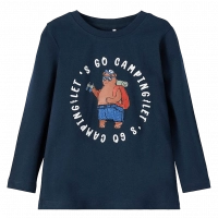 Παιδική μπλούζα name it για αγόρια lets go camping μπλε μπλούζες λεπτές μοντέρνες για αγόράκια μοντέρνες με σχέδιο ετών