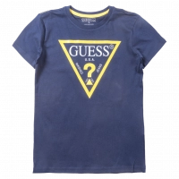 Παιδική μπλούζα Guess για αγόρια Gkof μπλε καθημερινές μακό επώνυμες ετών online (1)