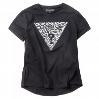 Παιδική μπλούζα Guess για κορίτσια Zebra μαύρο 