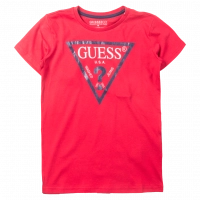 Παιδική μπλούζα Guess για αγόρια Gkof κόκκινο