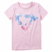 Παιδική μπλούζα Guess για κορίτσια Οrtansia ροζ καθημερινά μονόχρωμα κοριτσίστικα online (1)