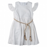Παιδικό φορεμά  Εβίτα για κορίτσια  Whitness άσπρο ελληνικό μοντέρνο ρομαντικό ετών online (1)