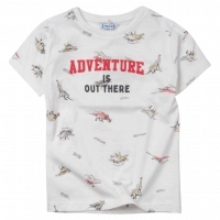 Παιδική μπλούζα Mayoral για αγόρια adventure άσπρο tshirt μακό κοντομάνικα επώνυμα ετών online