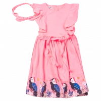 Παιδικό φόρεμα Εβίτα για κορίτσια Flem φούξια  ελληνικό επώνυμο σετ οικονομικό κοριτσίστικο ετών Online (6)