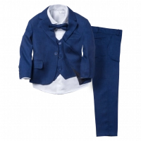 Παιδικό κοστούμι για αγόρια και παραγαμπράκια Σκορπιός μπλε κοστούμια γιοα γάμους βαφτίσεις ετών αμπιγέ (1)