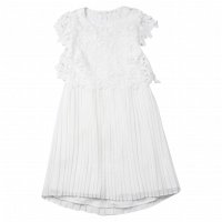 Παιδικό φόρεμα Mayoral για κορίτσια Florence άσπρο αμπιγέ γάμο βάφτιση κεντητό ετών (1)