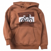 Παιδική μπλούζα ΝΕΚ για αγόρια Bike ride ταμπά μακρυμάνικες μπλούζες φούτερ με κουκούλα ετών