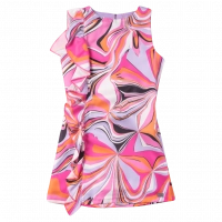 Παιδικό φόρεμα Εβίτα για κορίτσια Sandra πολύχρωμο επώνυμα καλοκαιρινά εντυπωσιακά ετών online (1)