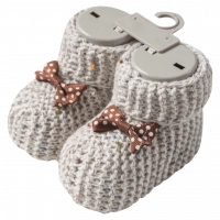 Βρεφικά παπούτσια αγκαλιάς για μωρά Boys γκρι μηνών νεογέννητα καθημερινά χειμερινά online (1)