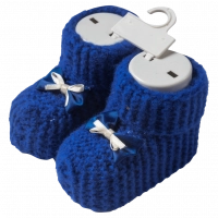 Βρεφικά παπούτσια αγκαλιάς για μωρά Chi μπλε νεογέννητα καθημερινά χειμερινά online (1)