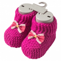 Βρεφικά παπούτσια αγκαλιάς για μωρά Sho φούξια ανεογέννητα καθημερινά χειμερινά online (1)