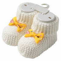 Βρεφικά παπούτσια αγκαλιάς για μωρά Love άσπρο νεογέννητα χειμερινά παπουτσάκια μηνών online (1)