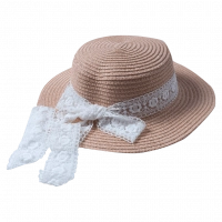 Παιδικό καπέλο ψάθινο για κορίτσια summer lace ψάθινα καλοκαιρινά καπέλα στρογγυλά κοριτσίστικα online ετών