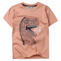 Παιδική μπλούζα New College για αγόρια dino rex πορτοκαλί κοντομάνικες μπλούζες tshirt καλοκαιρινά δεινόσαυρους μοντένα ετών
