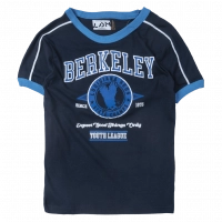 Παιδική μπλούζα Losan για αγόρια Berkeley μπλε αγορίστικες κοντομάνικες καλοκαιρινές μπλούζες tshirt ετών