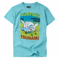 Παιδική μπλούζα Losan για αγόρια surfing γαλάζιο αγορίστικες κοντομάνικες καλοκαιρινές μπλούζες tshirt ετών
