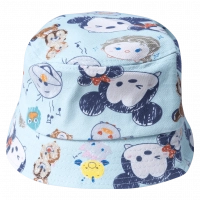 Παιδικό καπέλο bucket  για αγόρια friends γαλάζιο μοντέρνα καπελάκια για αγοράκια στρογγυλά ετών online