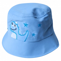 Παιδικό καπέλο bucket για αγόρια little dino μπλε μοντέρνα καπελάκια για αγοράκια στρογγυλά ετών online