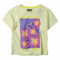 Παιδική μπλούζα Losan για κορίτσια Sakura κίτρινο κροπ κοντές καλοκαιρινές επώνυμες online (1)