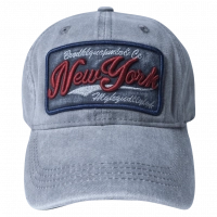Παιδικό καπέλο τζόκεϊ για αγόρια New York2 γκρι μοντέρνα καπελάκια για αγόρια ετών online
