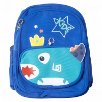 Παιδική τσάντα πλάτης για αγόρια kids fish μπλε backpack τσαντούλες αγορίστικες μικρές μοντέρνες