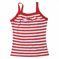 Παιδική μπλούζα Miss one για κορίτσια stripes κόκκινη
