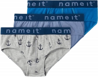 3 Παιδικά σλιπάκια Name it για αγόρια Navy εσώρουχα βρακάκια online (1)