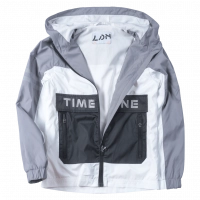 Παιδικό μπουφάν Losan για αγόρια Time line άσπρο εποχιακά επώνυμα καθημερινά ετών online  (1)